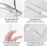 5Pcs Eyebrow Razor Set - Dermaplaning & Face Grooming Kit for Women