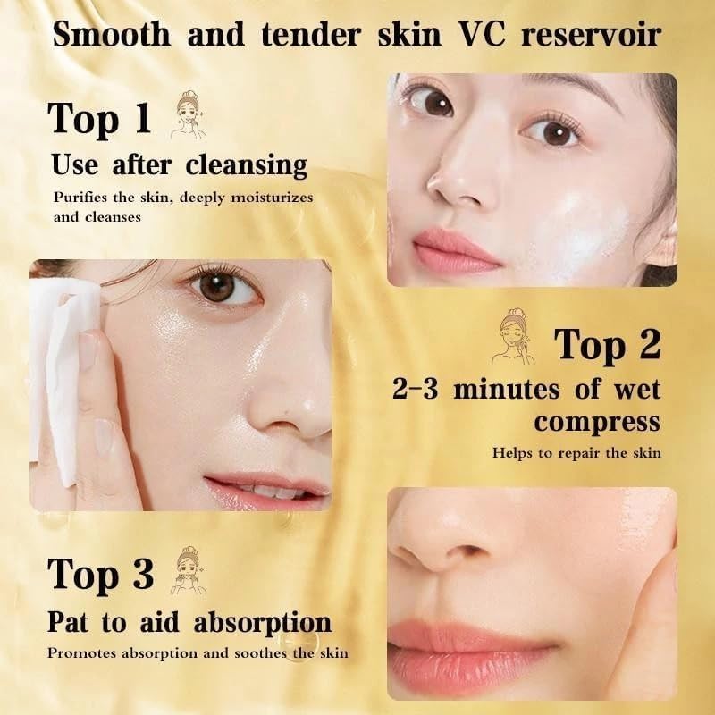 Mhepzol VC Toner - 300ml Vitamin C Moisturizing Toner for Skin Brightening and Hydration
