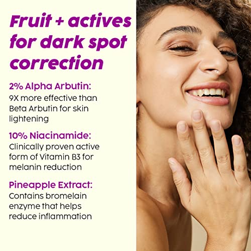 PLIX The Plant Fix 2% Alpha Arbutin & 10% Niacinamide Face Serum (30ml) | Dark Spot Removal