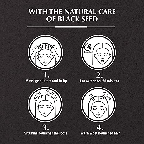Vatika Naturals Black Seed Enriched Hair Oil - Strengthen & Nourish - 200ml