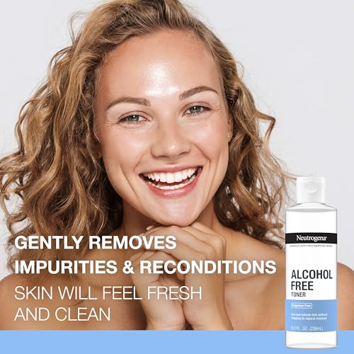 Neutrogena Alcohol-Free Toner: Gentle Daily Facial Toner for Refreshing & Purified Skin