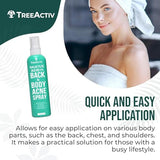 Body Acne Spray 2% Salicylic Acid with Aloe, Tea Tree, 4 oz, Back Acne Solution
