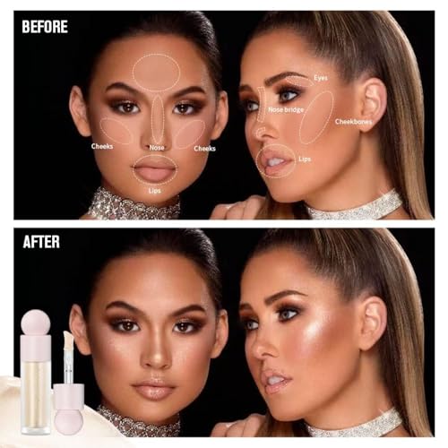 Tazweeq Liquid Highlighter & Blush Contour Sticks (2-Pack)