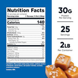 Nutricost Whey Protein Isolate | Salted Caramel 2LBS High-Purity Muscle Builder