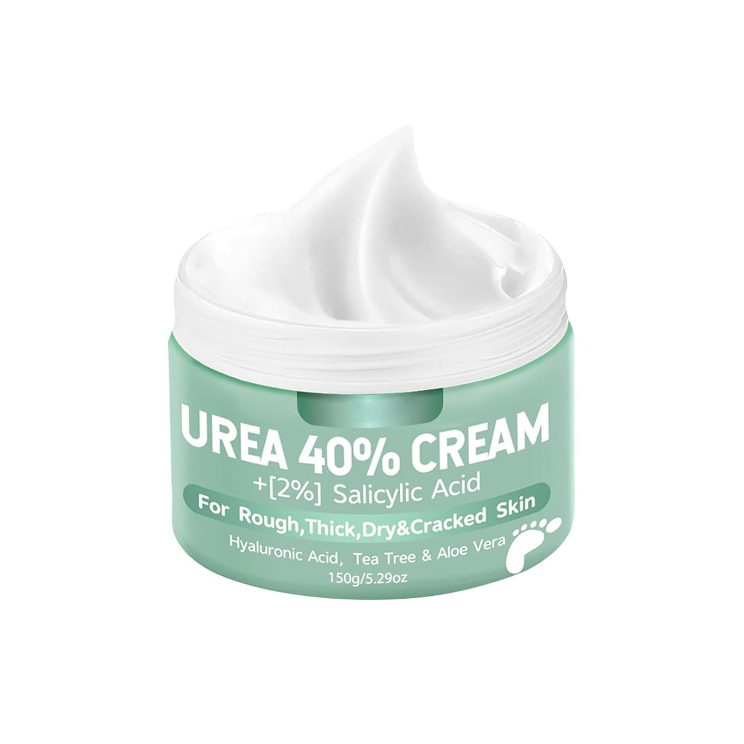 YelaJoy Urea Cream 40% + 2% Salicylic Acid - Maximum Strength Foot Cream for Callus Removal & Deep Moisturization