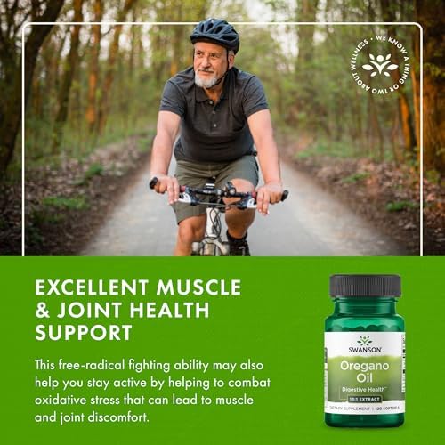 Swanson Oregano Oil 10:1 Ext 150 Mg 120 Softgels .