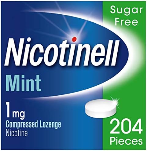 Nicotinell Nicotine Lozenges (1mg, 204 Pieces) - Quit Smoking Aid