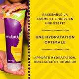 Wakati Oil-Infused Moisturizing Detangling & Curl Defining Cream for Natural Afro Hair, 250ml