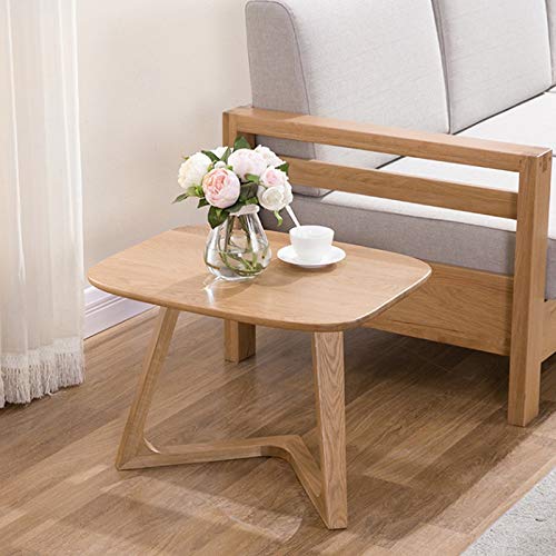 Solid Wood Corner Coffee Table - Small Apartment & Living Room Furniture
