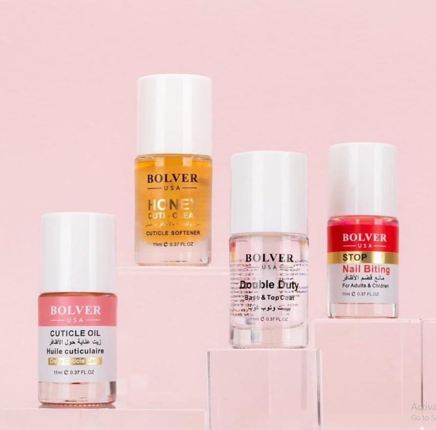 BOLVER USA Diamond Power Nail Hardener - Strengthen & Protect Your Nails