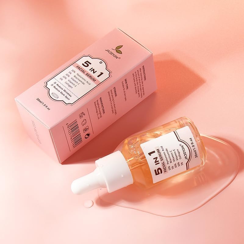 Hyaluronic Acid Serum with Niacinamide & Vitamins C+E - Anti-Aging Hydrating Face Serum & Facial Oil