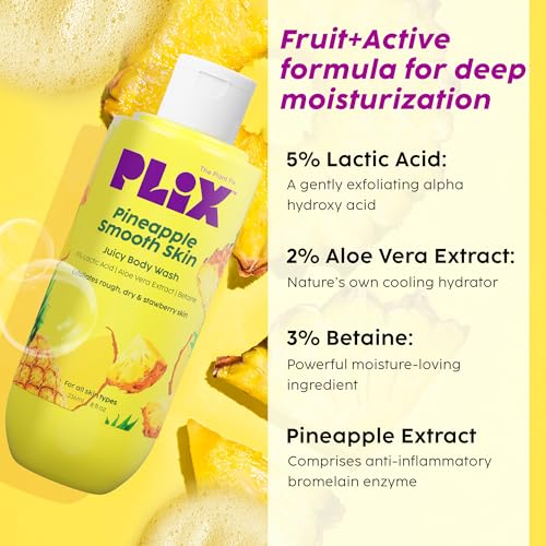 PLIX The Plant Fix Pineapple 5% Lactic Acid Exfoliating Body Wash - 236ml