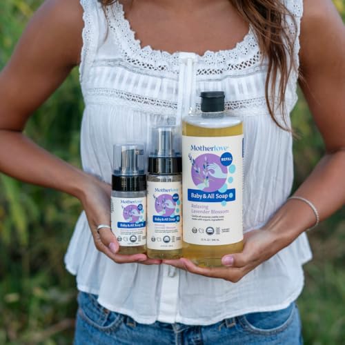 Motherlove Organic Baby & All Castile Soap - Lavender Soft Foam Multi-Purpose (7.1 oz)