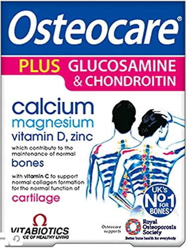 Centrum Vitabiotics Osteocare Glucosamine & Chondroitin 60 Tablets, UK Made for Joint Health