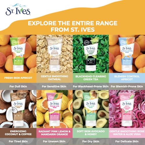 St. Ives Oatmeal Gentle Smoothing Scrub & Mask - 6 oz