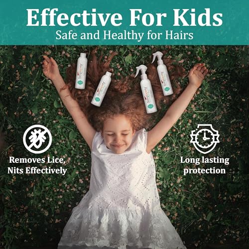 Lice Spray: Natural Ingredients Hair Spray for Kids and Adults