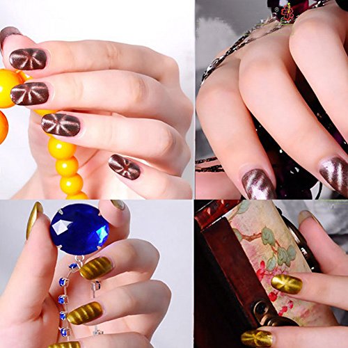 Born Pretty Magnetic Nail Polish & Cat Eye Magnet Tool Kit - 11 Pcs Set