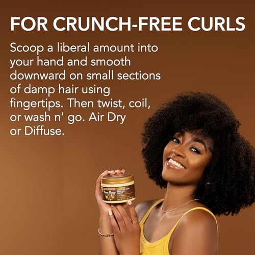 Creme of Nature Curl Cream - Pure Honey Moisture Whip Twisting Cream for Dry & Dehydrated Hair - 11.5 Fl Oz