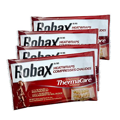 ThermaCare Robax Lower Back & Hip HeatWraps - S-XL, Non-Medicated, 4 Packs
