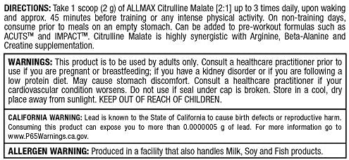 ALLMAX, Essentials, Citrulline Malate 2:1, 10.58 oz (300 g)