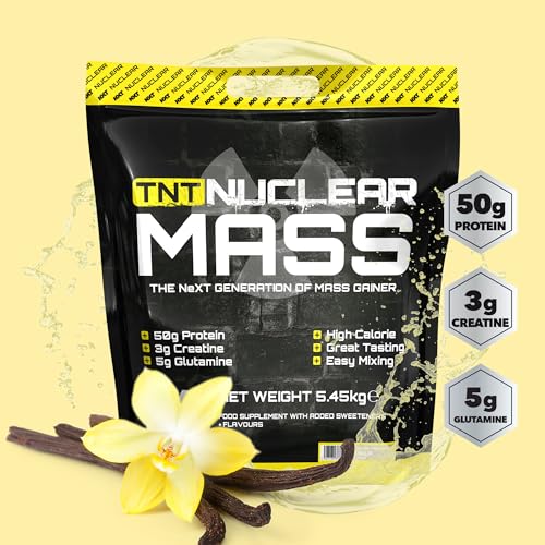 NXT Nutrition TNT Nuclear Mass - 5.45kg Vanilla High Protein Mass Gainer