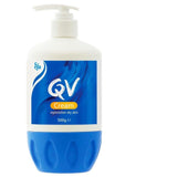 كريم QV 500 غرام مع ضخّة للبشرة الجافة والحساسة
