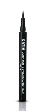 Katia Ultra Matte Eyeliner - Pro Black - Intense Definition & Smudge-Proof Wear