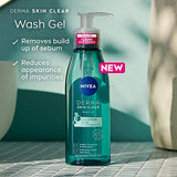 NIVEA Derma Skin Clear Wash Gel with Salicylic Acid & Niacinamide - Deep Cleansing Face Wash for Blemish-Prone Skin - 150ml