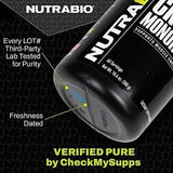 NutraBio 100% Micellar Casein Protein Powder - Vanilla - 2 lbs