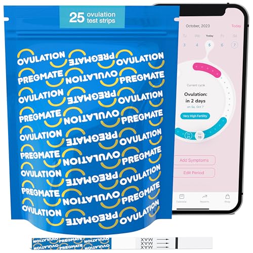 PREGMATE 25 Quantitative Ovulation Test Strips Kit (Numerical LH Result)