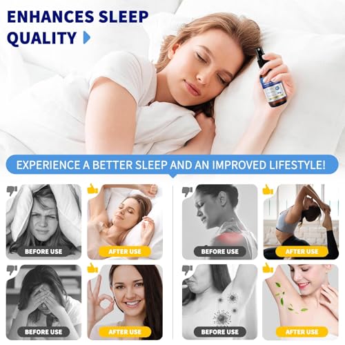 Pure Magnesium Oil Topical Spray for Sleep & Anxiety Relief (2.02 fl oz)