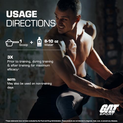 GAT Sport Flexx EAAs + Hydration Supplement, Beach Blast, 30 Servings