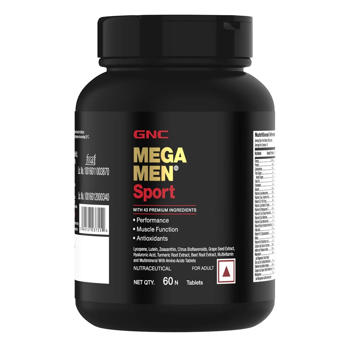 GNC Mega Men Sport Multivitamin - 60 Caplets