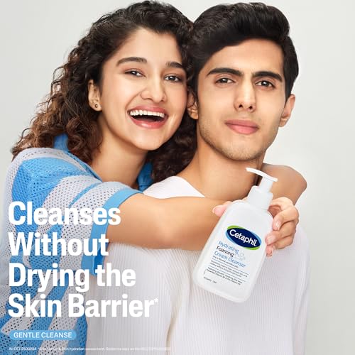 Cetaphil Hydrating Foaming Face Wash | Cream to Foam, Niacinamide & Aloe for Sensitive Skin, 236ml