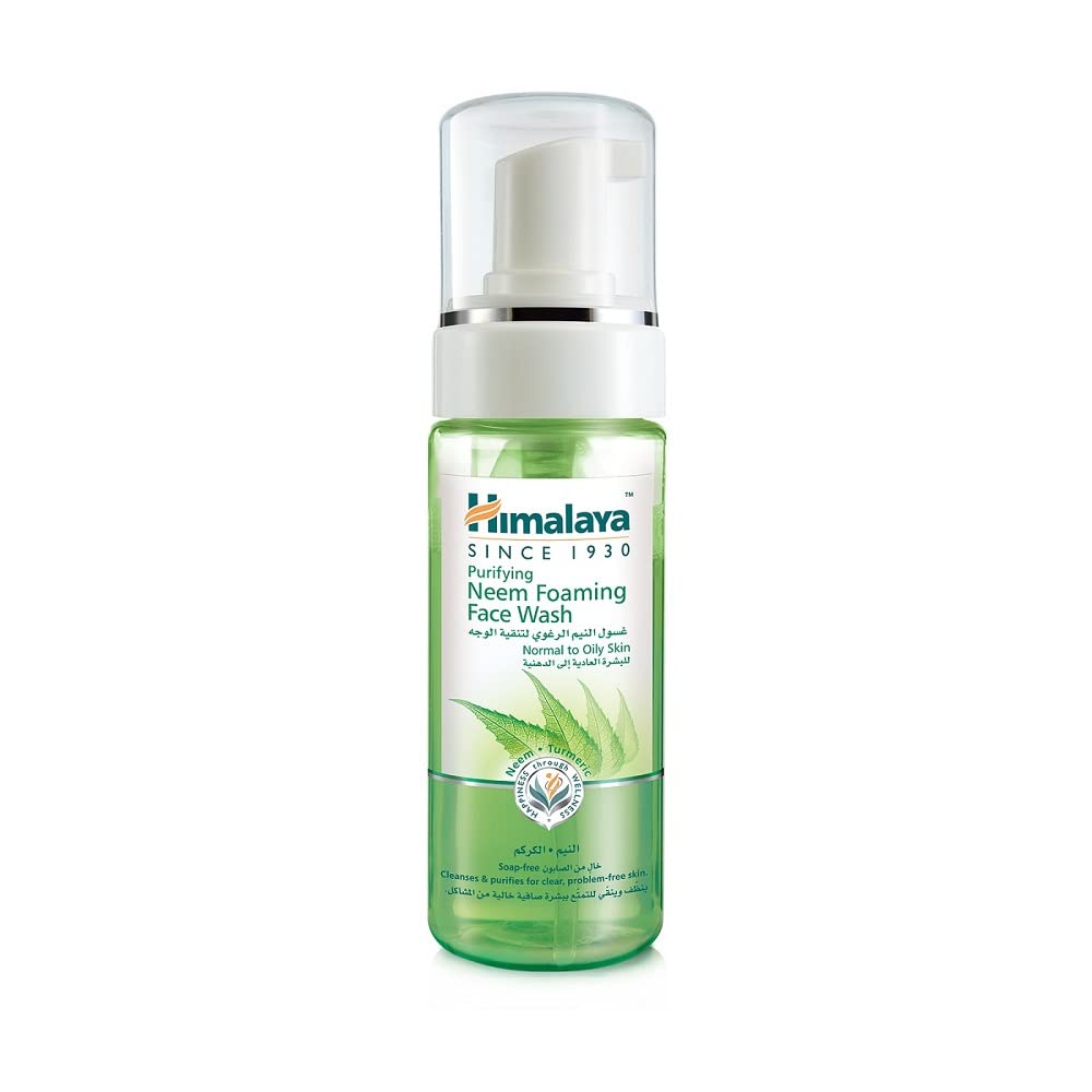 Himalaya Neem Foaming Face Wash - 150ml for Purifying & Oil Control
