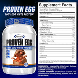 Gaspari Nutrition Proven Egg 100% Egg White Protein Powder Salted Caramel 2 lb - Low Carb High Protein