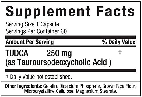 ALLMAX TUDCA 60CT - Tauroursodexoycholic Acid - Liver Detox & Gut Health