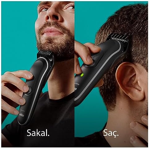 Braun MGK3440 Series 3 8-in-1 Grooming Kit - 80-Minute Runtime