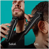 Braun MGK3440 Series 3 8-in-1 Grooming Kit - 80-Minute Runtime
