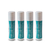 Hyalogic HA Lip Balm - Hyaluronic Acid & Coconut Oil - Unflavored - 4 Sticks