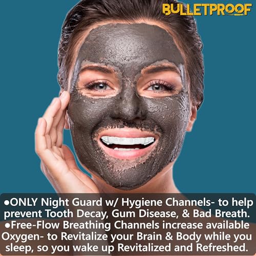 BulletProof Night Guard - World's Thinnest Mouthguard for Grinding Teeth & TMJ Relief