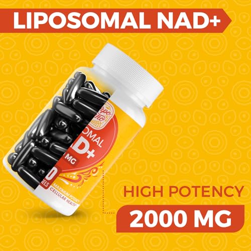 2000 MG NAD+ Liposomal Supplement - High Absorption for Cellular Energy & Longevity
