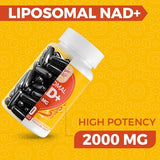 2000 MG NAD+ Liposomal Supplement - High Absorption for Cellular Energy & Longevity