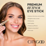 CityGoo Retinol Eye Stick with Collagen & Hyaluronic Acid for Puffiness, Dark Circles & Anti-Aging