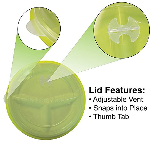 Rehabilitation Advantage Portion Control Plate with Divided Sections