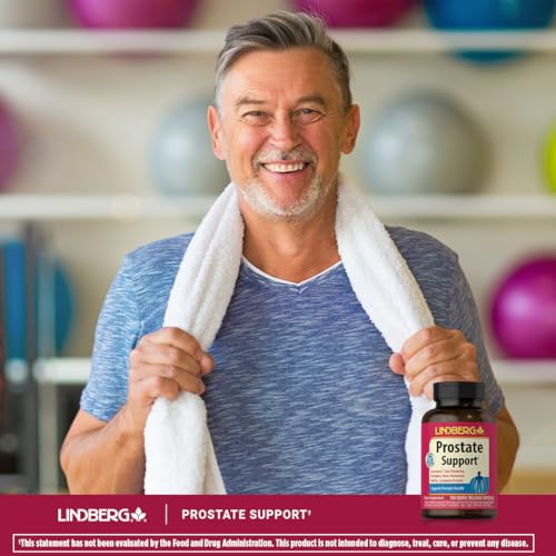Lindberg Prostate Support Formula - 180 Capsules with Saw Palmetto & Beta-Sitosterol