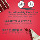 Power Crunch Protein Wafer Bars, Red Velvet, 1.4 Ounce (12 Count)