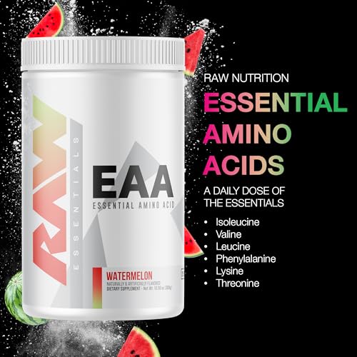 RAW EAA Essential Amino Acids Powder - Pineapple (25 Servings, 11 oz)