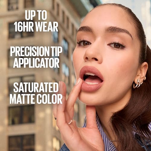 Maybelline SuperStay Matte Ink Liquid Lipstick - Composer Cherry Brown | Long-Lasting, High-Impact Color
