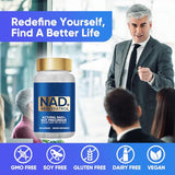 NAD+ Resveratrol Supplement with Nicotinamide Riboside 1000 Mg - 120 Capsules